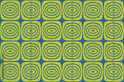 Colorful African fabric, green and blue colors