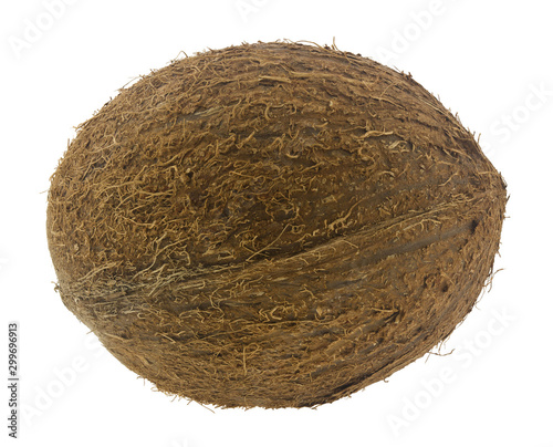 Coconut isolated on a white background.