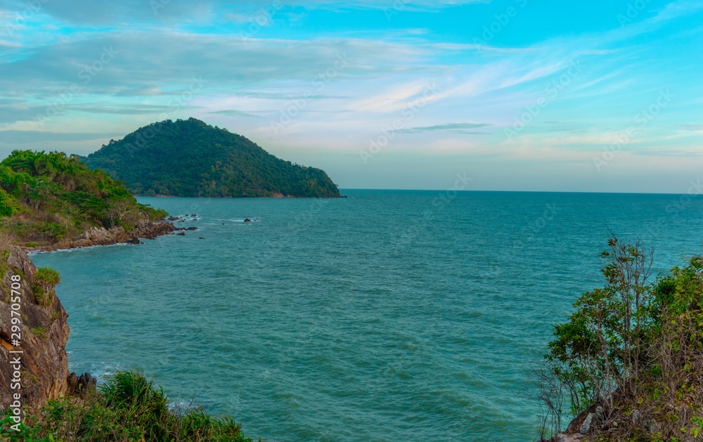 Fototapeta premium Noen Nang Phaya Landmark Viewpoint, Chanthaburi Province, Thailand