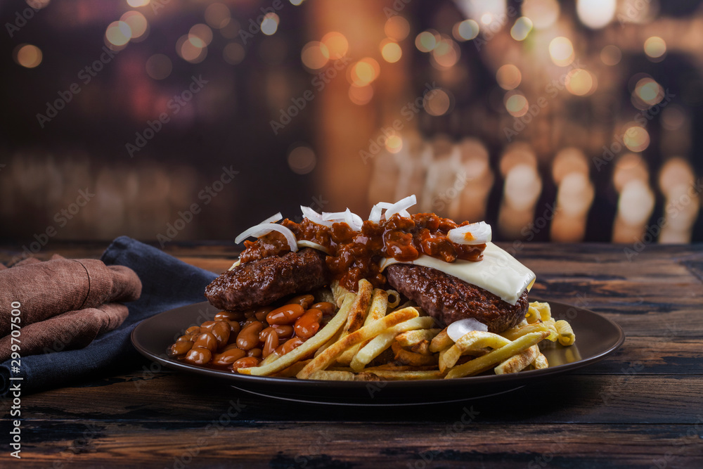 Garbage plate dish Garbage plate dish