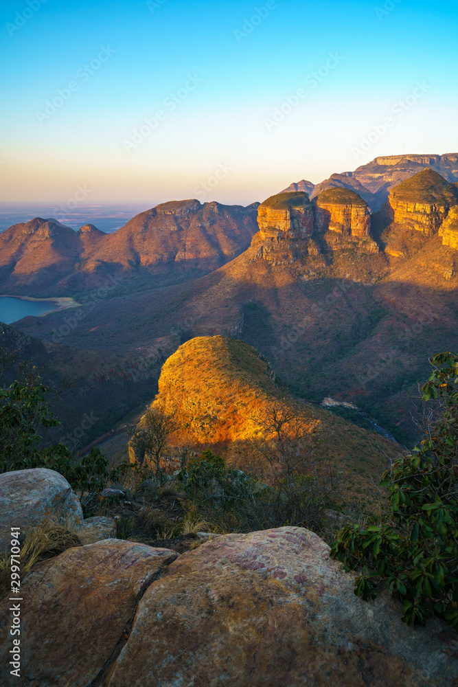 three rondavels and blyde river canyon at sunset, south africa 64