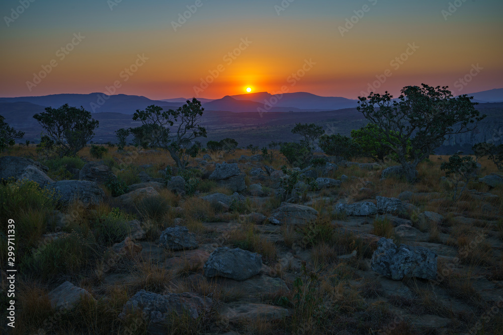 sunset at three rondavels lookout in blyde river canyon, south africa 26