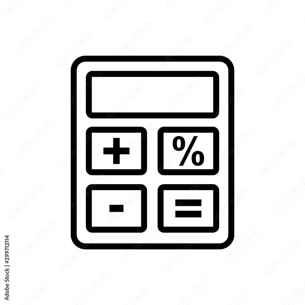 calculator - education icon vector design template calculator - education icon vector design template
