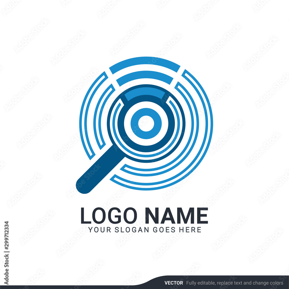 Modern search logo design template. Editable symbol icon logo design. Modern search logo design template. Editable symbol icon logo design.