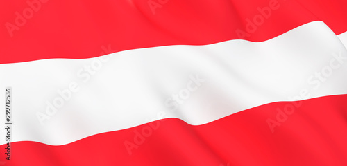 Free Download National Fabric Wave Closeup Flag of Austria - GFXLoad