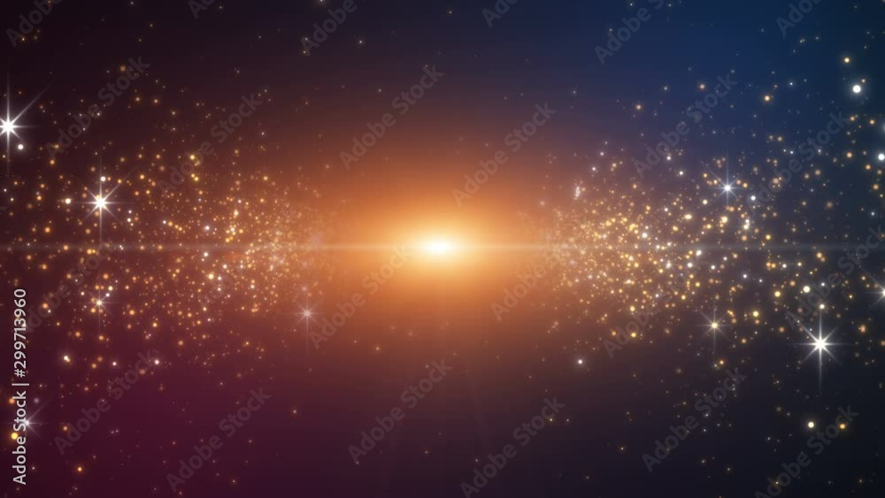 awards flying particles background