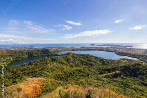 View from Mont Passot above crater lake Lac Amparihibe - Madagascar photo