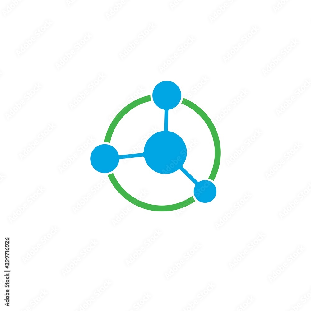 molecule logo vector icon illustration design molecule logo vector icon illustration design