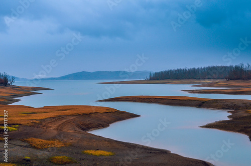 Artificial Lake of Plastiras in Thessaly, Greece