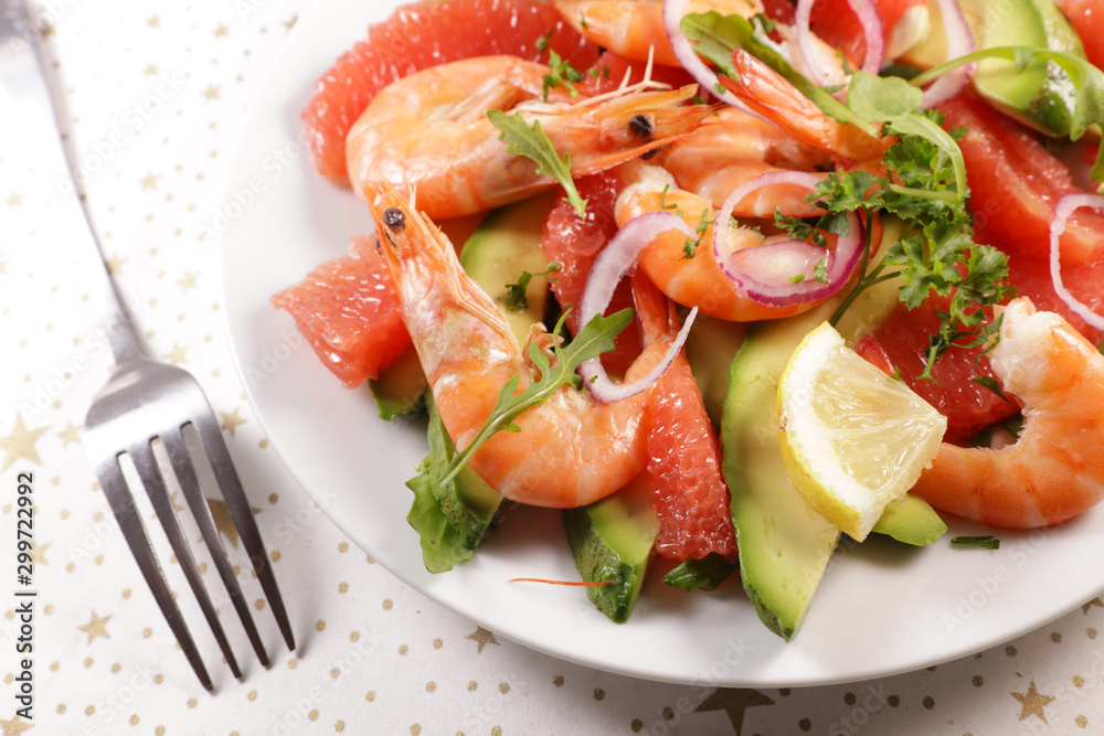 delicious shrimp salad with avocado and grapefruit delicious shrimp salad with avocado and grapefruit