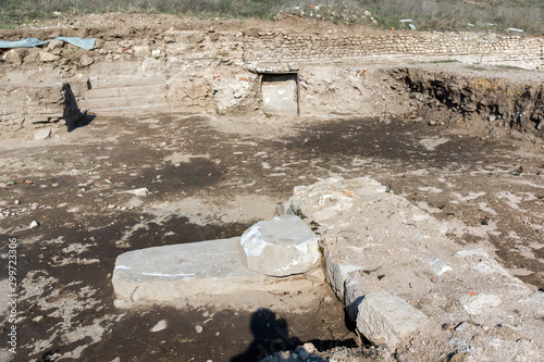 Heraclea Sintica -  Ruins of Аntique Macedonia city, Bulgaria photo