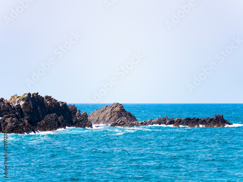 Tojinbo, a cliff located in Anto, Mikunicho, Sakai City, Fukui Prefecture photo