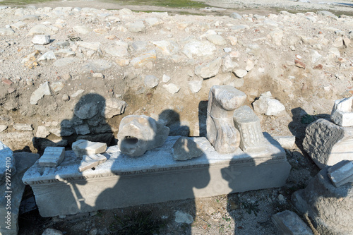 Heraclea Sintica -  Ruins of Аntique Macedonia city, Bulgaria photo