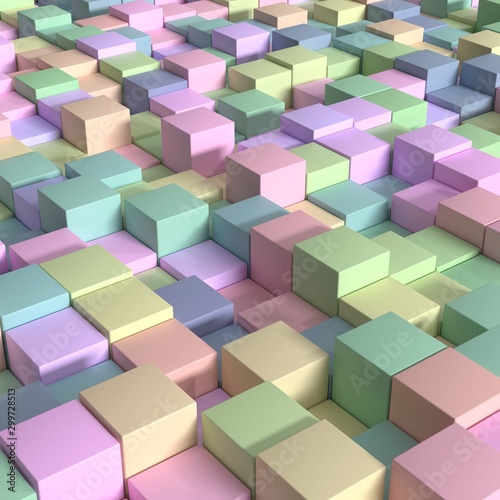 abstract background with cubes