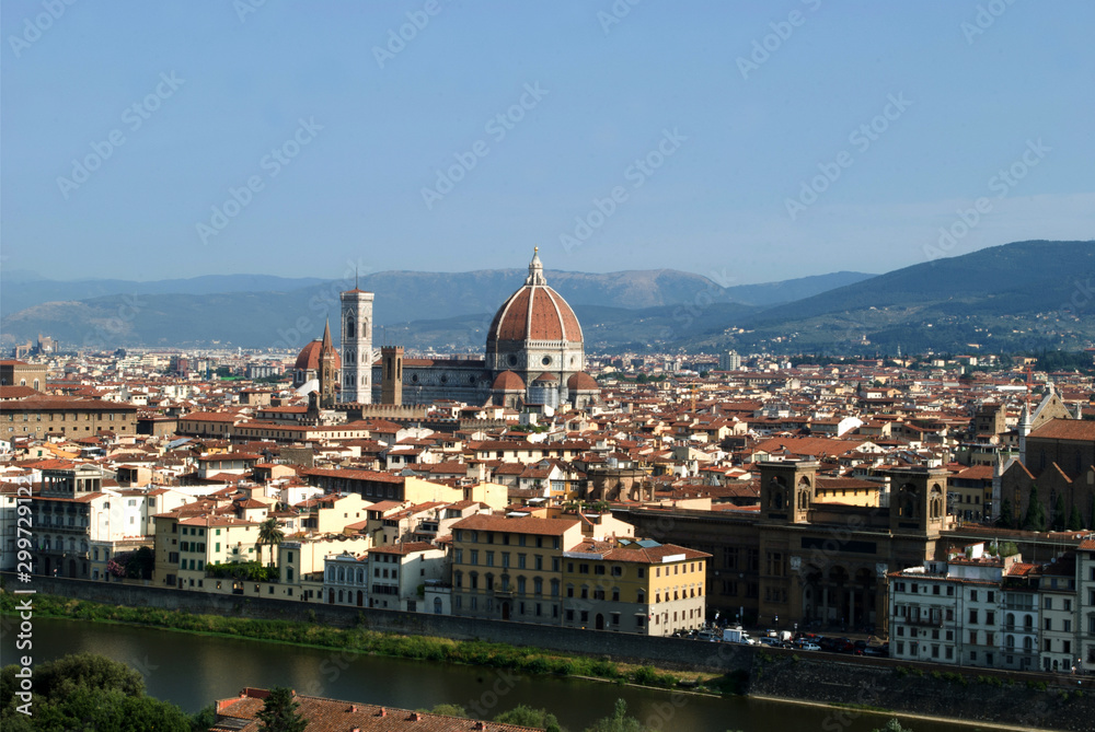 view of florence from top 