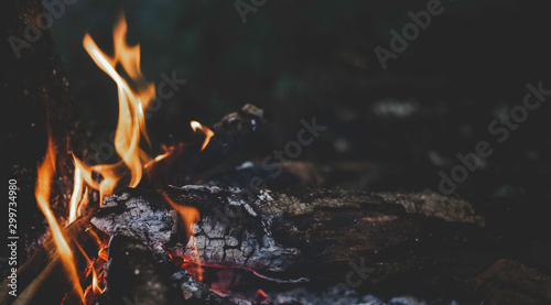Bonfire and side copying area © Jakkit
