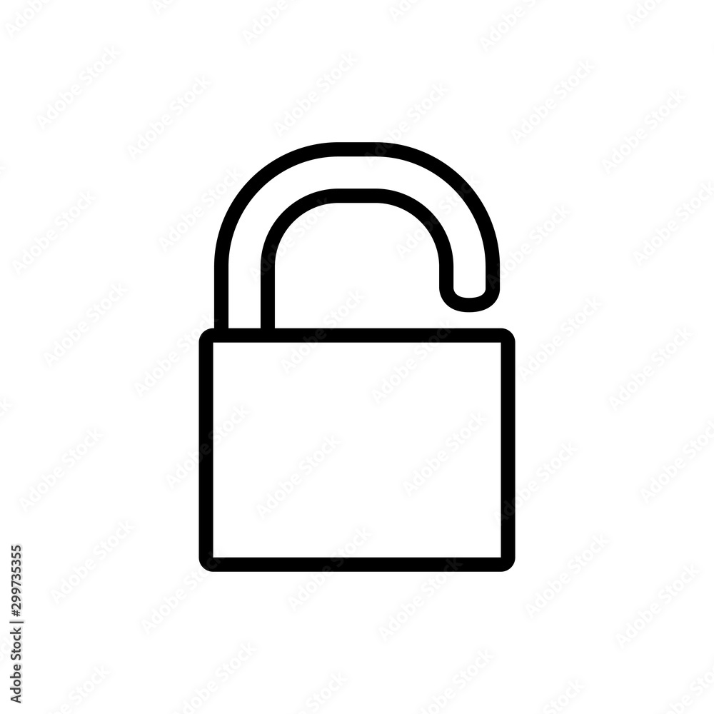padlock - security icon vector design template padlock - security icon vector design template