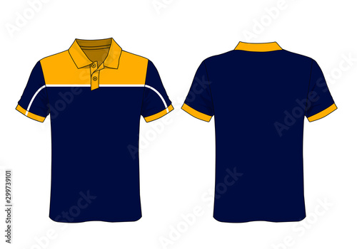 polo shirt template vector design apparel mockup