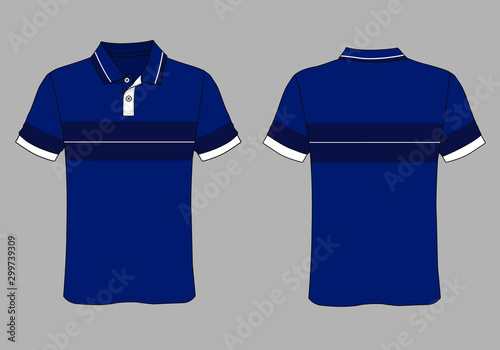 polo shirt template vector design apparel mockup