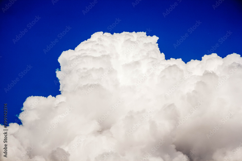 Clouds on blue sky background. Place for text or advertising Clouds on blue sky background. Place for text or advertising