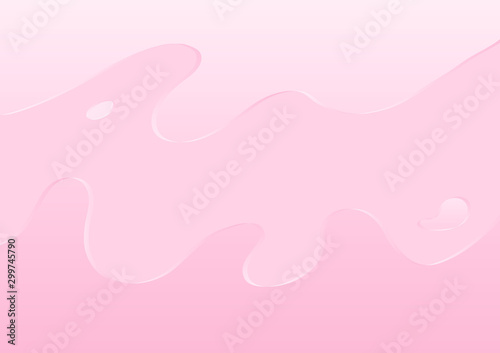Pink pastels liquid flow fluid shapes modern concept background