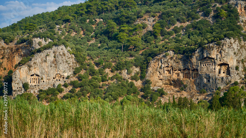 Kaunos rock tombs in Dalyan