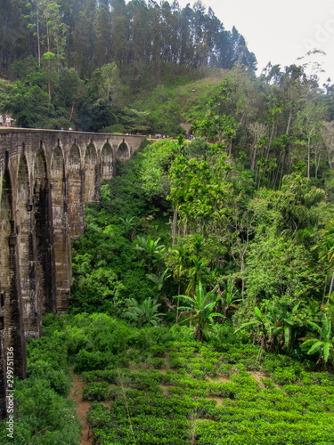 Nine Arches Bridge in Demodara near Ella city in Sri Lanka