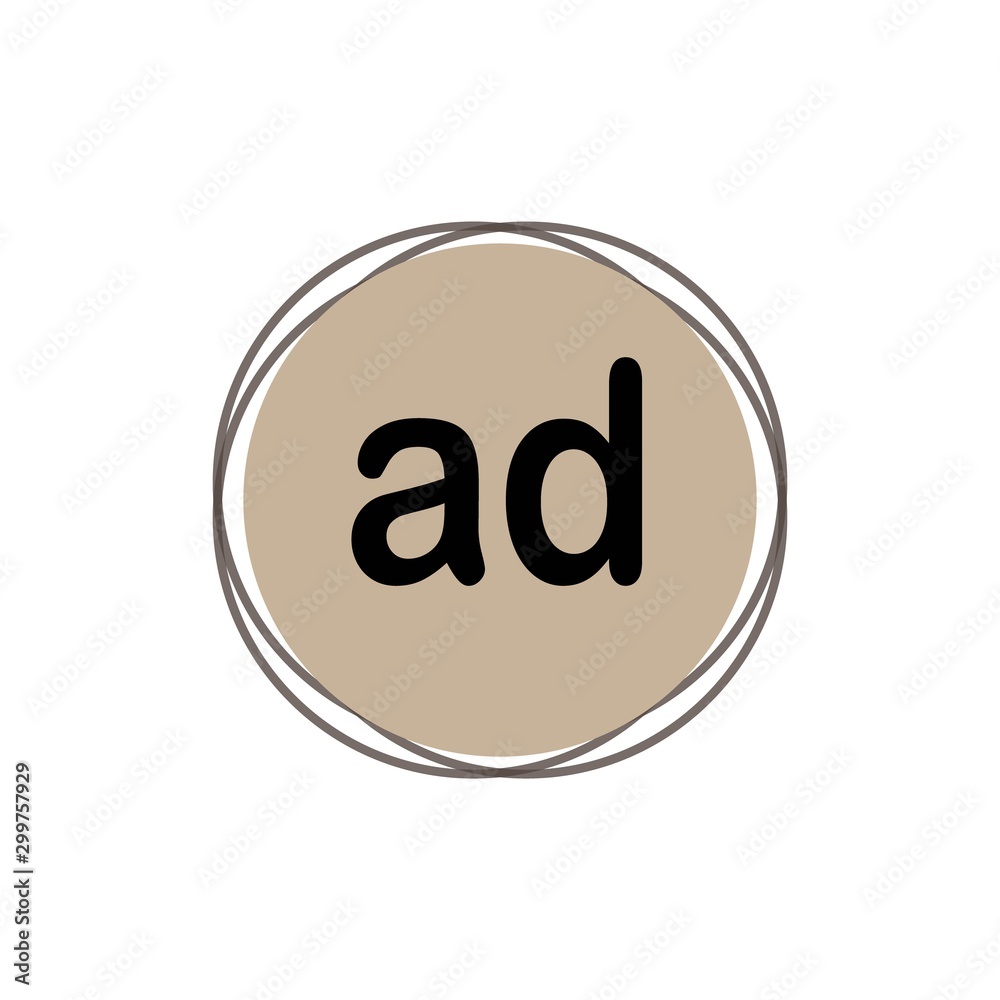Initial Letter Logo AD Template Vector Design Initial Letter Logo AD Template Vector Design