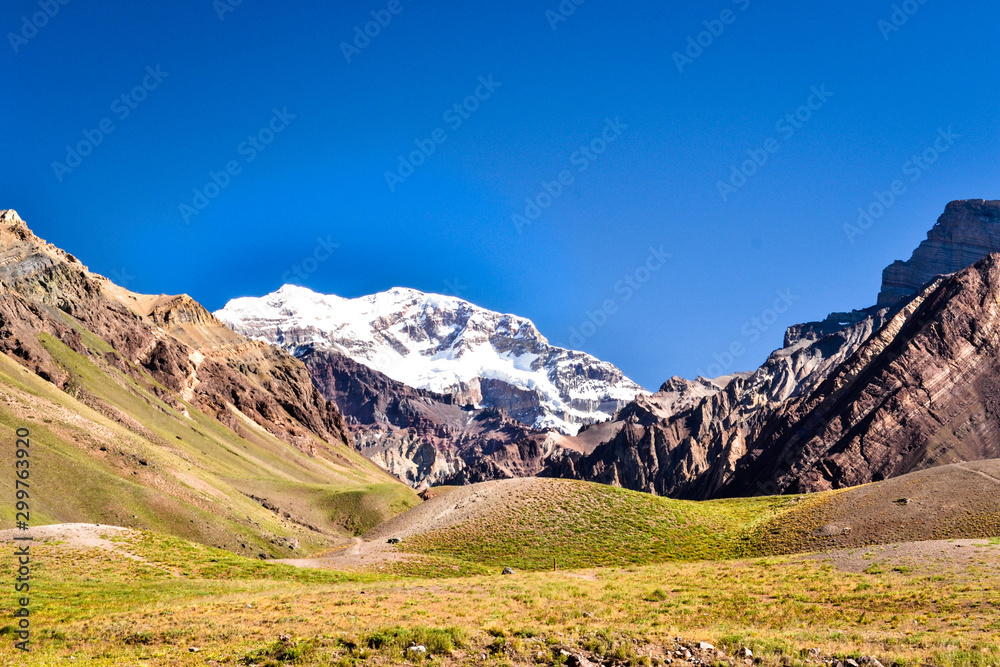 Aconcagua Mountain a view from Argentina. Aconcagua Mountain a view from Argentina.