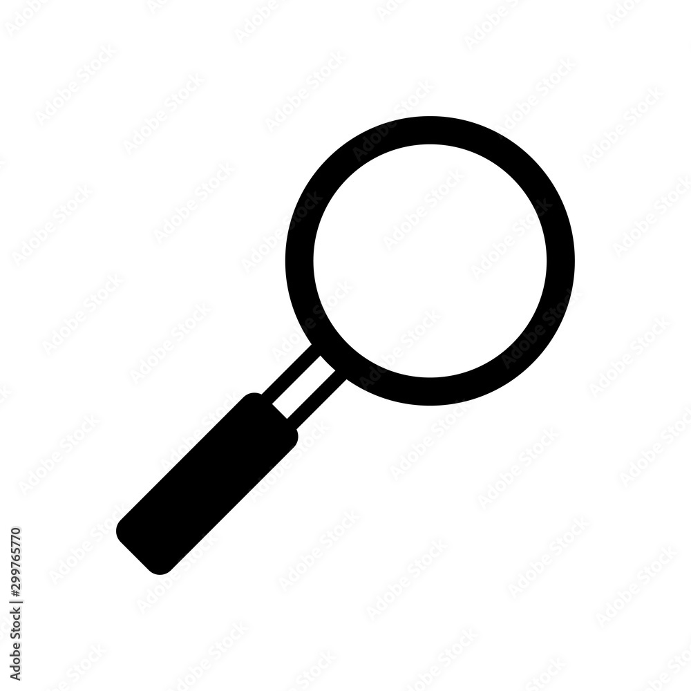Magnifying Icon Vector Design Template