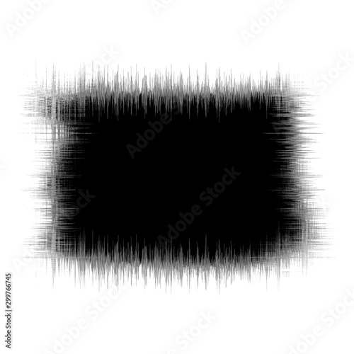 Abstract black ink stain spot blot background.
