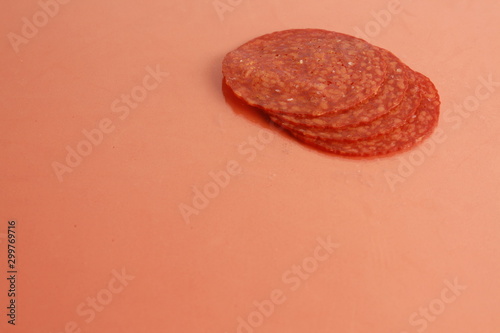 slices of chorizo from Pamplona