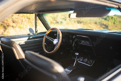 Muscle car 1967 interior