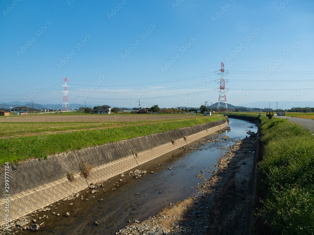 川と農地