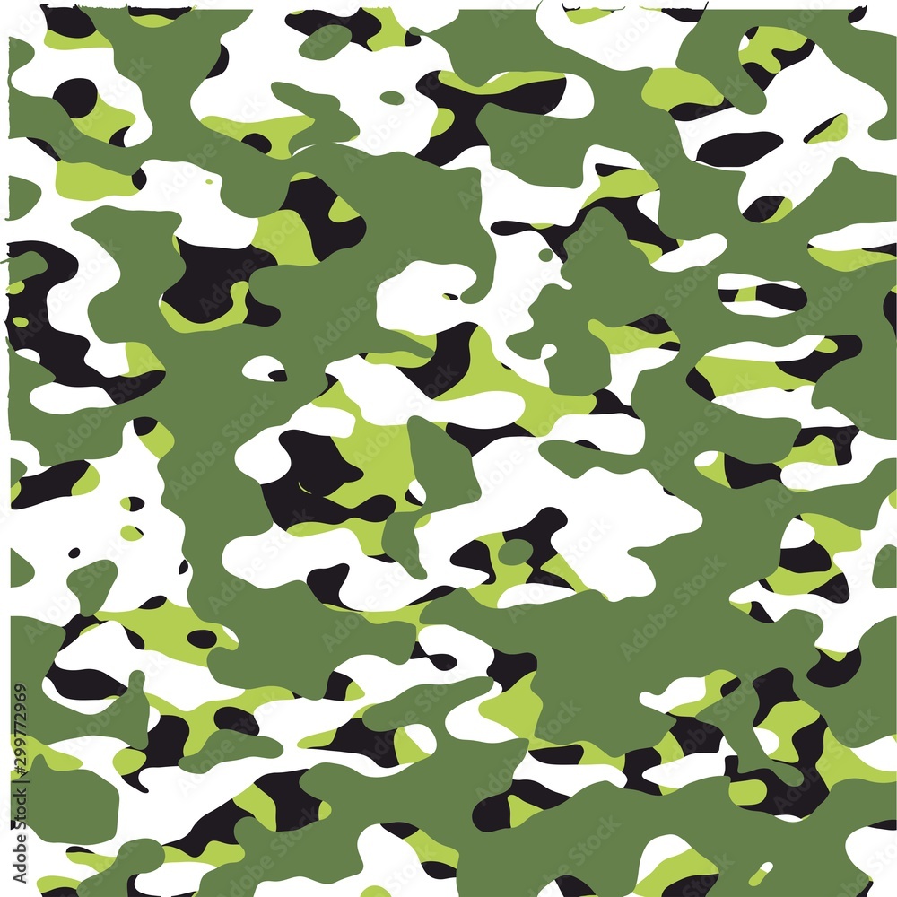 Texture Military Camouflage Seamless Pattern Abstract Army And