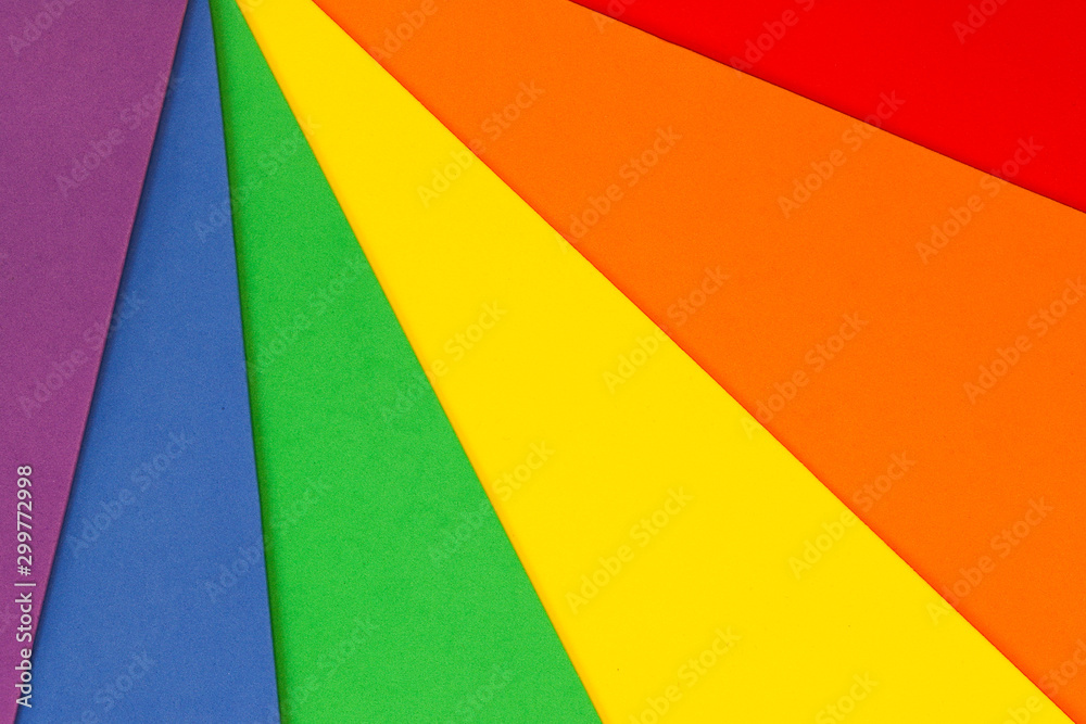 Abstract textured background of colorful craft foam board in the Pride LGBT rainbow colors Abstract textured background of colorful craft foam board in the Pride LGBT rainbow colors