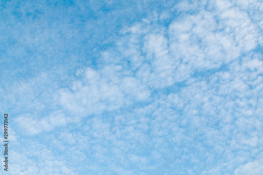 Beautiful sky and cloud in evening light.