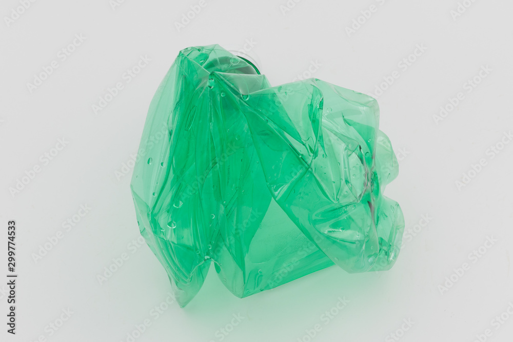 Old plastic bottle in the trash Old plastic bottle in the trash