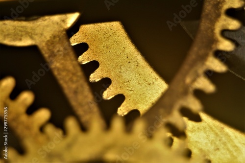 Photos closeup Vintage mechanical watch