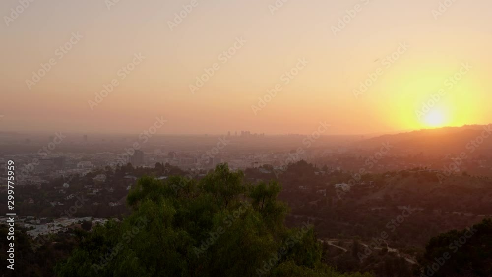 Panoramic view of Los Angeles, USA Panoramic view of Los Angeles, USA