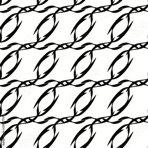 Vector geometric seamless pattern. Modern repeating textile background design.	