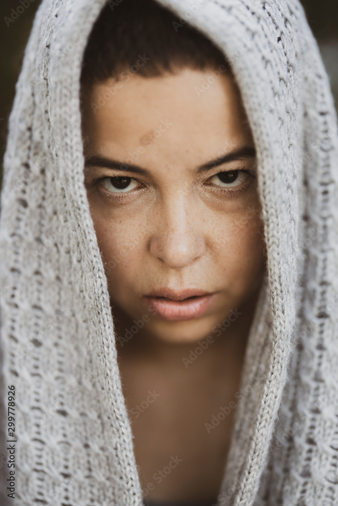 Obraz premium portrait of a beautiful young girl