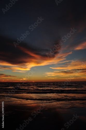 Miri  Sarawak   Malaysia - October 7  2019  The beautiful beaches of Luak Bay and Tanjung Lubang during Sunset at Miri  Sarawak