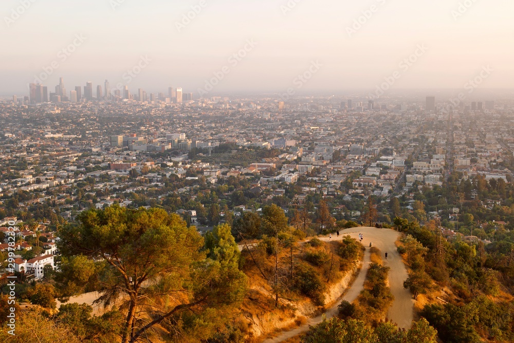 Panoramic view of Los Angeles, USA