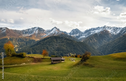Alpenpanorama im Herbst