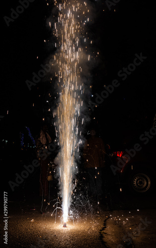 Diwali festival is celebrated with Firecrackers