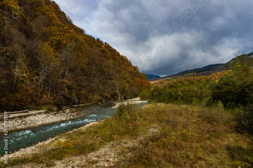 Autumnal mountain landscape