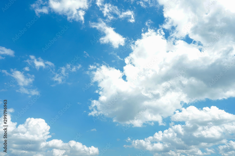Dark and white clouds on blue sky Dark and white clouds on blue sky