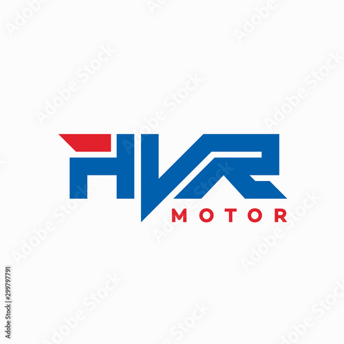 Creative HVR Letter for Dealer Logo Design
