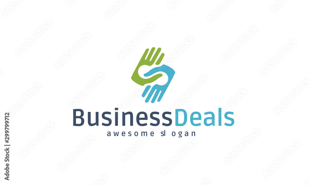 business deals logo template business deals logo template